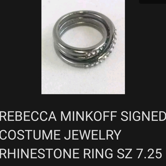 REBECCA MINKOFF Criss cross diamond ring - Picture 5 of 5